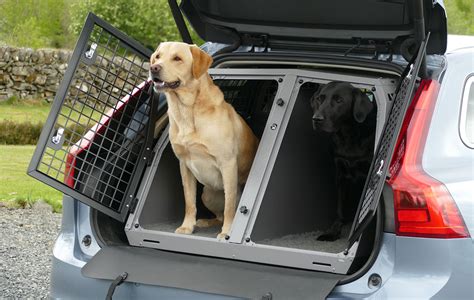 Dog car cages, crates and transit boxes for cars & vans 